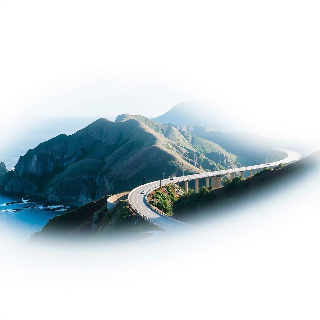 Pacific Coast Highway - живописное побережье