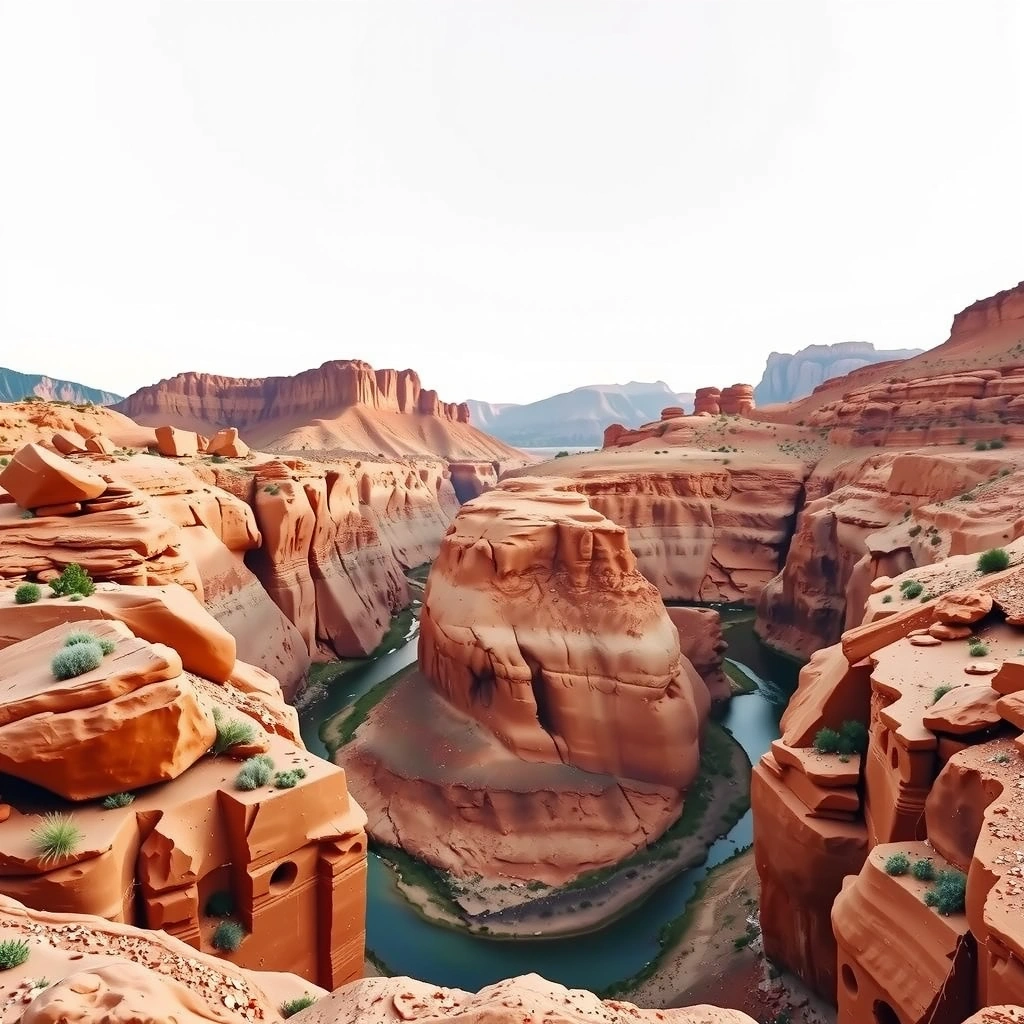 Зайон - красные скалы и узкие каньоны