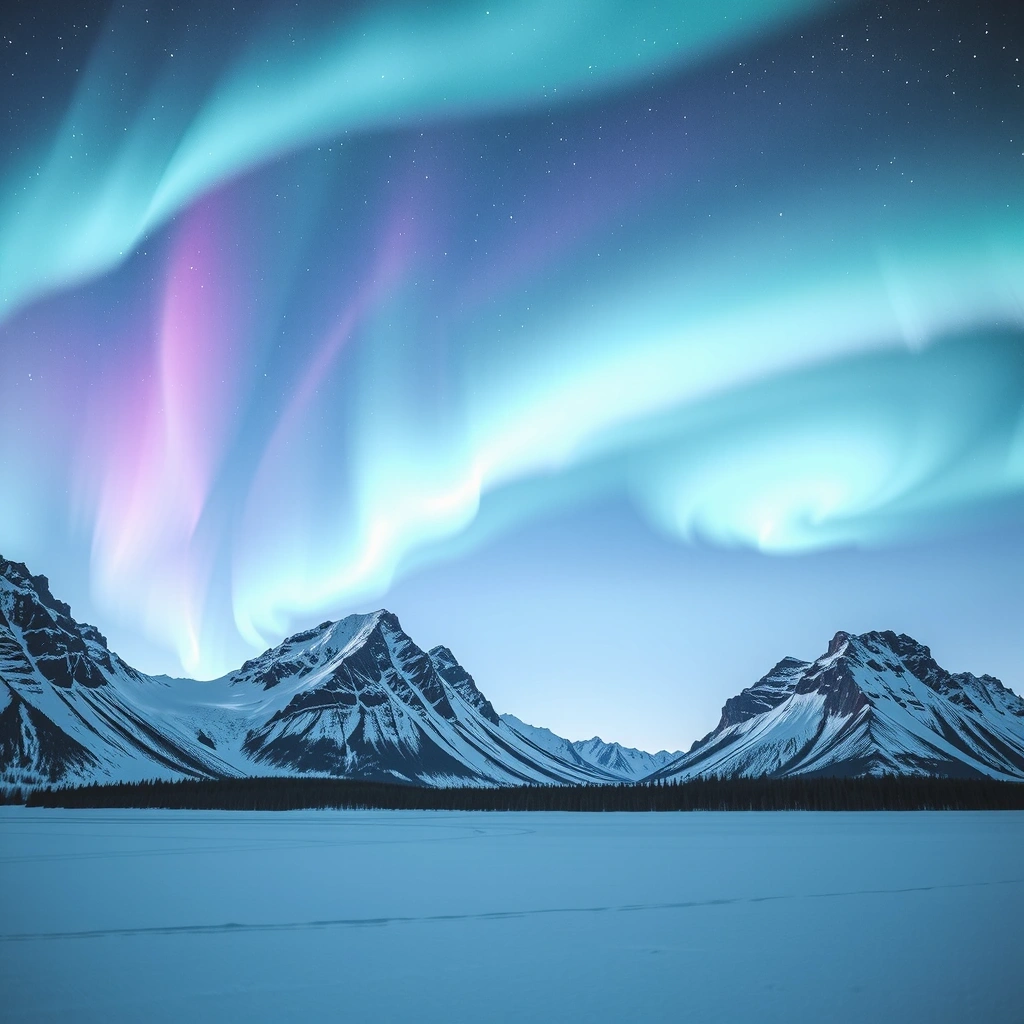 Аляска - дикая природа и северное сияние
